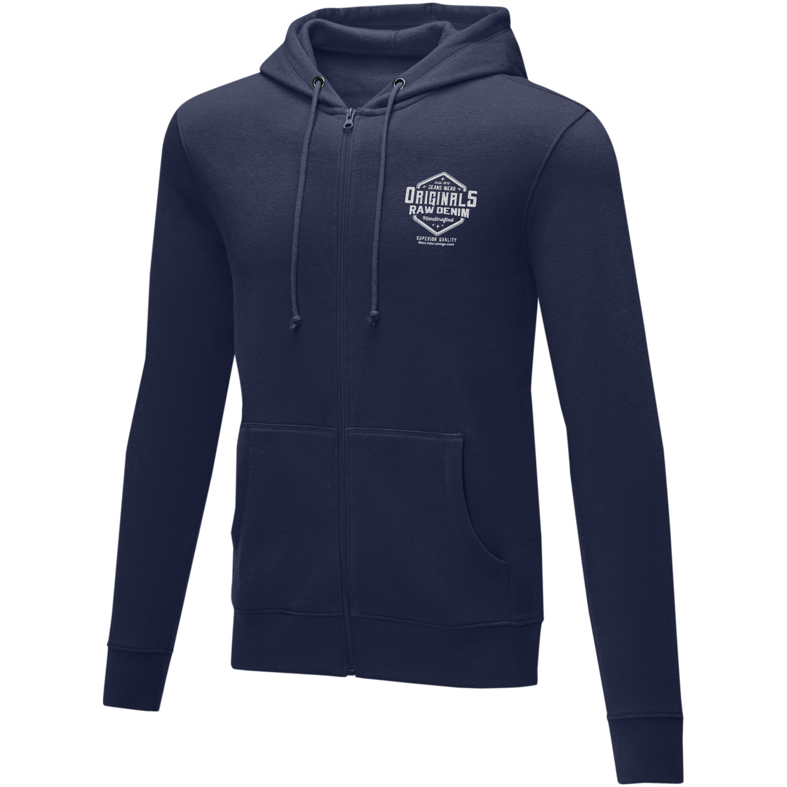 Felpa Theron con cappuccio full zip da uomo