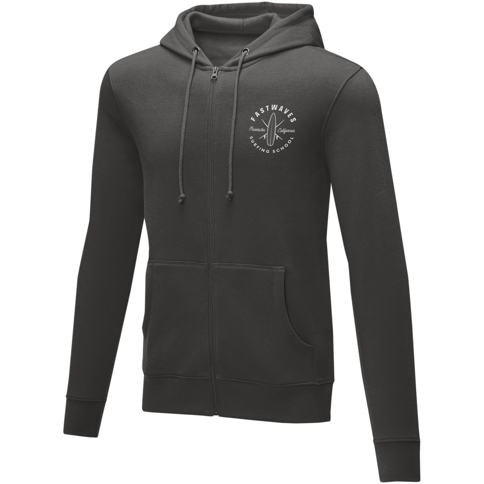 Felpa Theron con cappuccio full zip da uomo