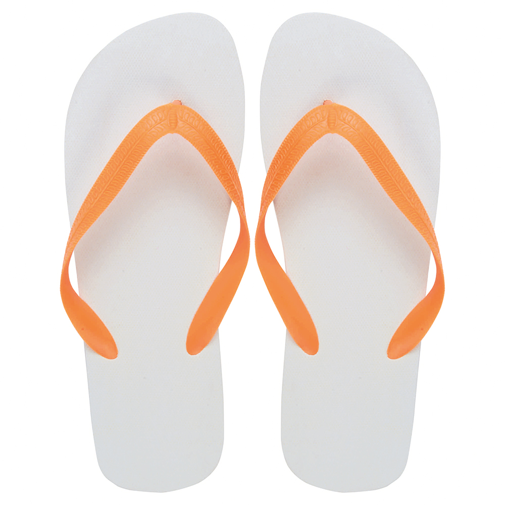 Ciabatte infradito UNISEX con suola in PE (120g) con fascetta in PVC. Taglia unica (40-44)