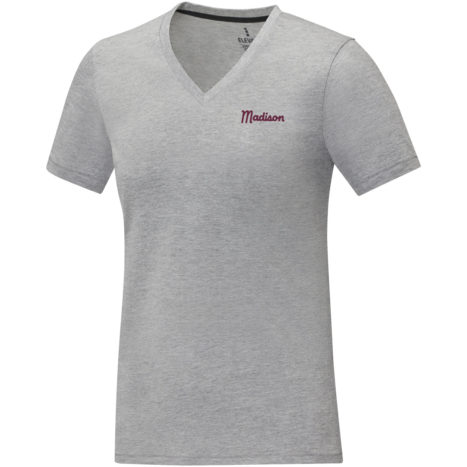 T-shirt Somoto da donna a manica corta con collo a V 