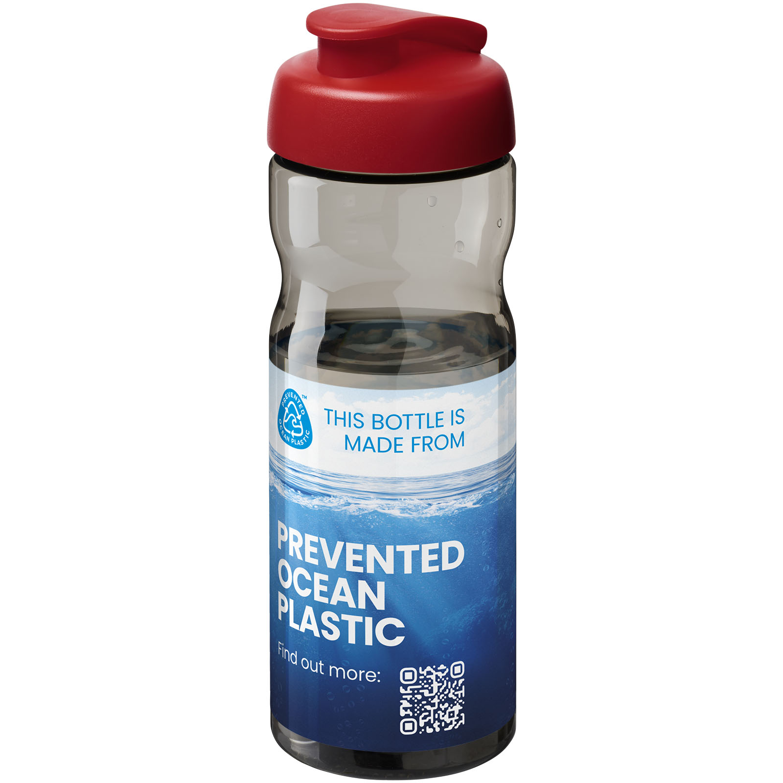 Borraccia sportiva da 650 ml con coperchio a scatto H2O Active® Eco Base