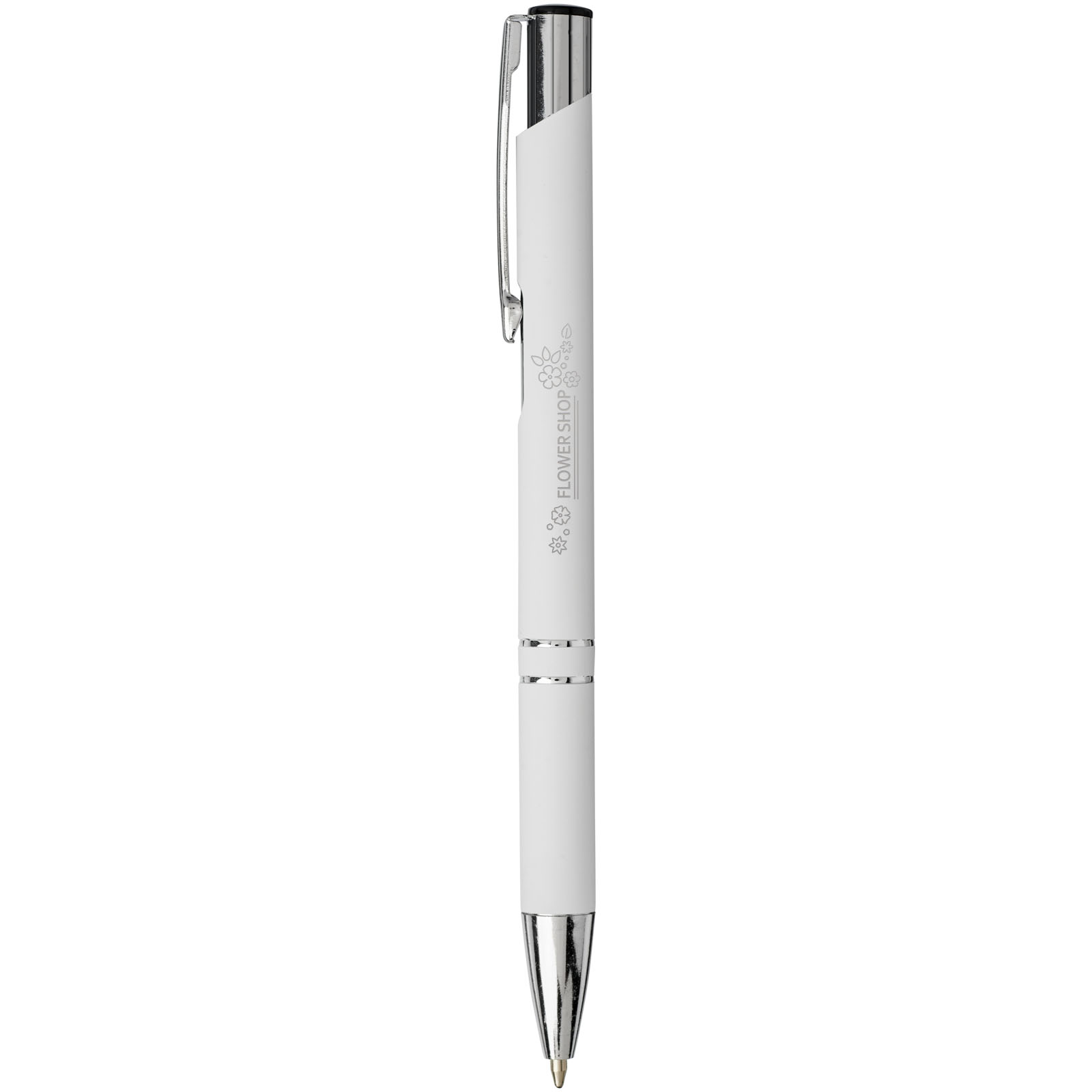 Penna a sfera a scatto Moneta soft touch