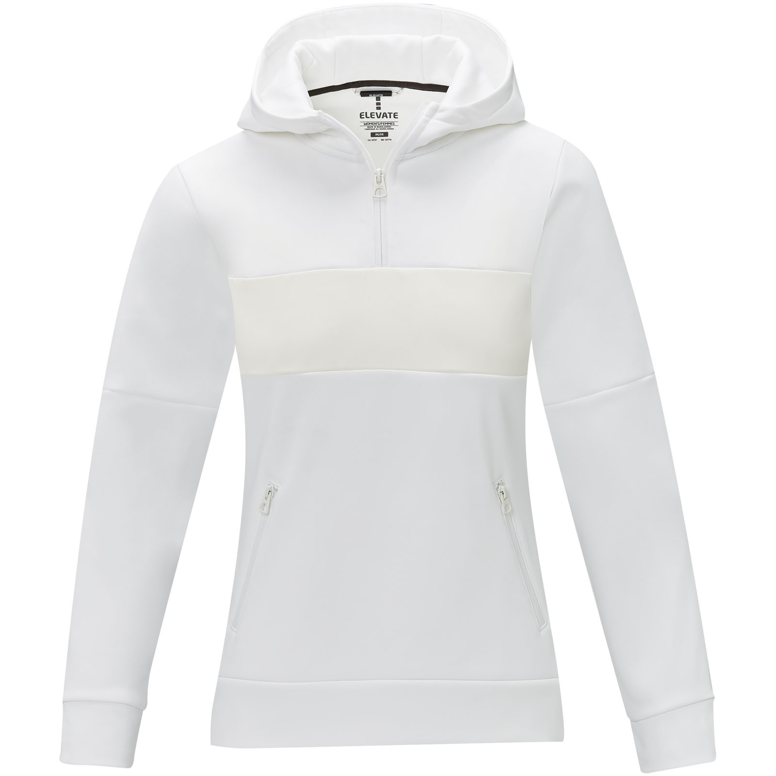 Felpa anorak con cappuccio da donna a mezza zip Sayan