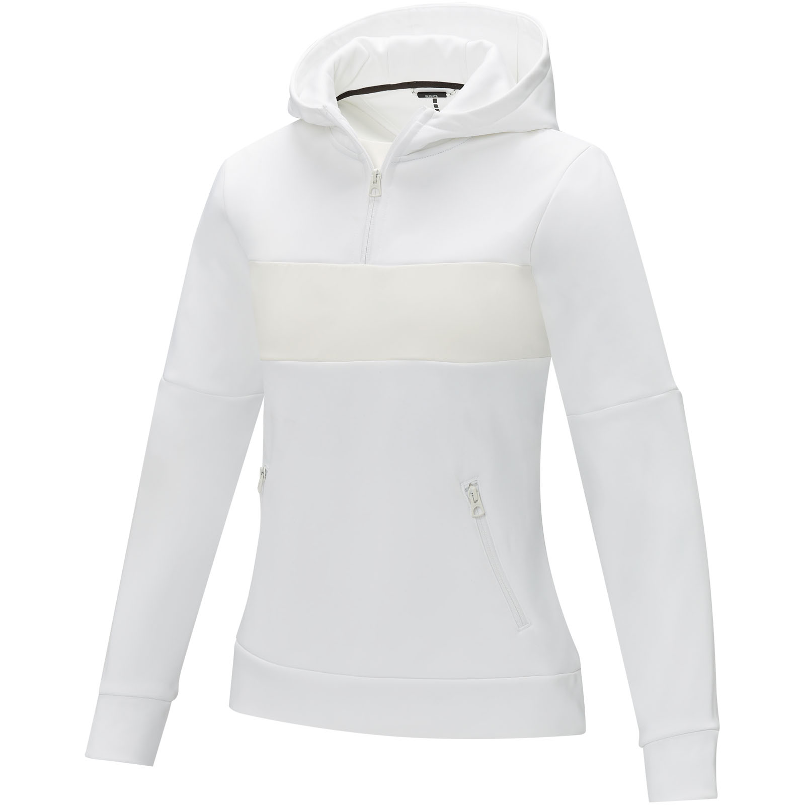 Felpa anorak con cappuccio da donna a mezza zip Sayan
