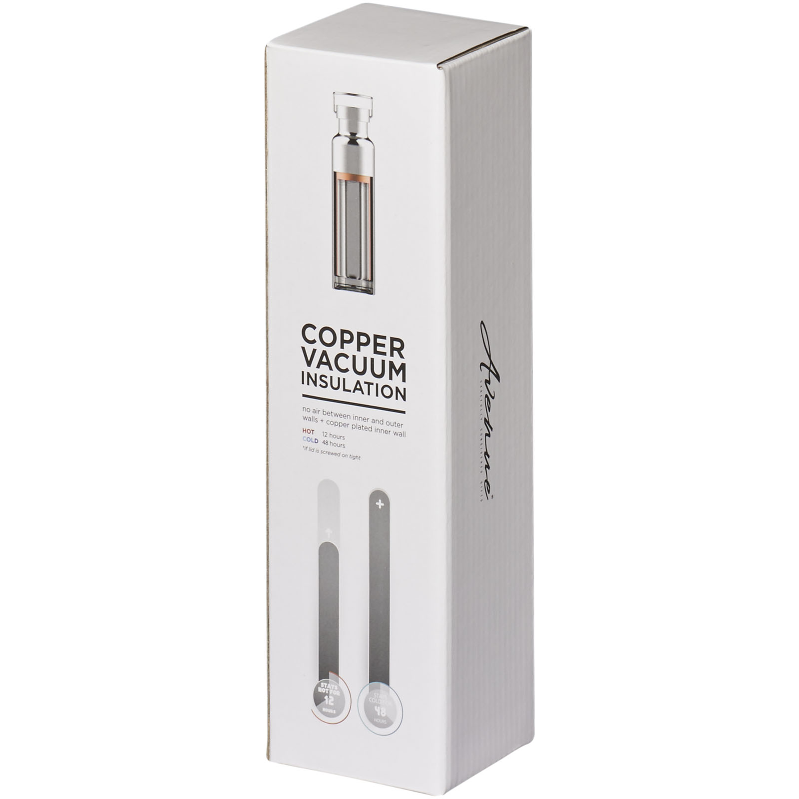 Bottiglia Thor con isolamento sottovuoto in rame da 650 ml