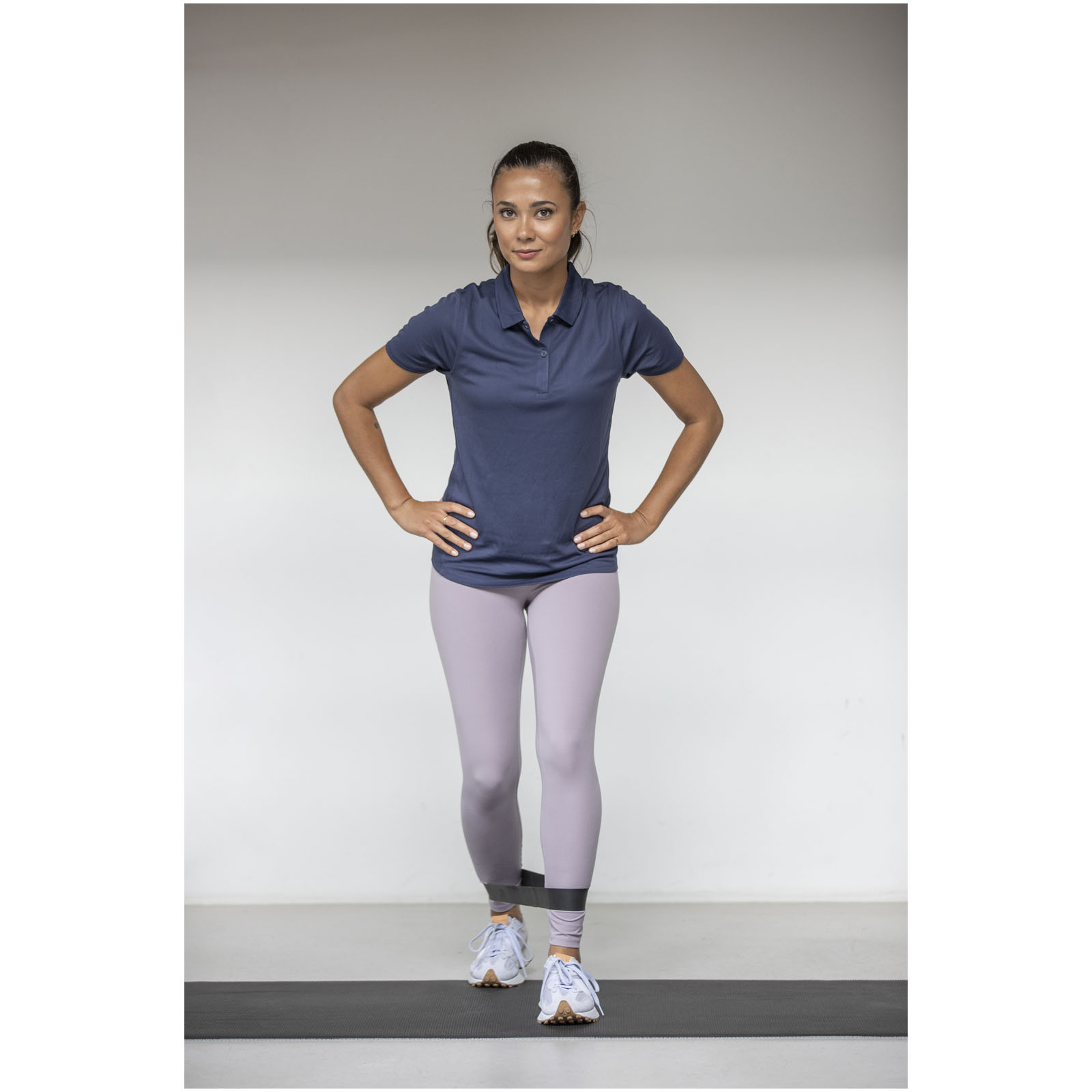 Polo cool-fit a maniche corte da donna Deimos