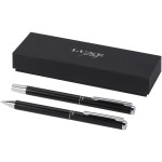 Set regalo con penna a sfera e penna roller in alluminio ric...