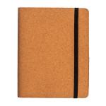 Cartella organizer in sughero con elastico A5, blocco 64 fog...