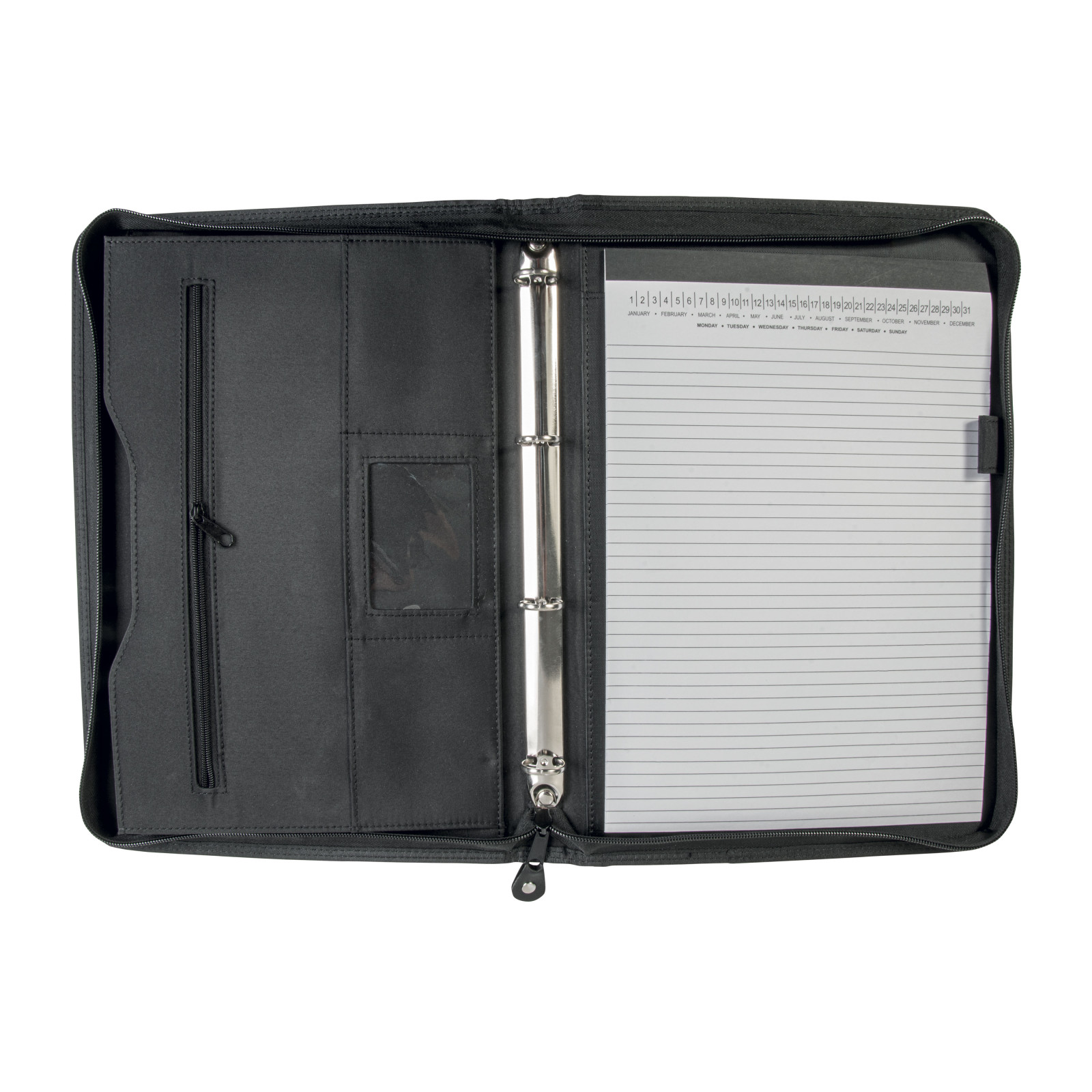 Cartella porta documenti in microfibra e similpelle . Raccoglitore ad anelli