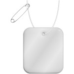  Gancio rettangolare in PVC catarifrangente XXL con catenell...