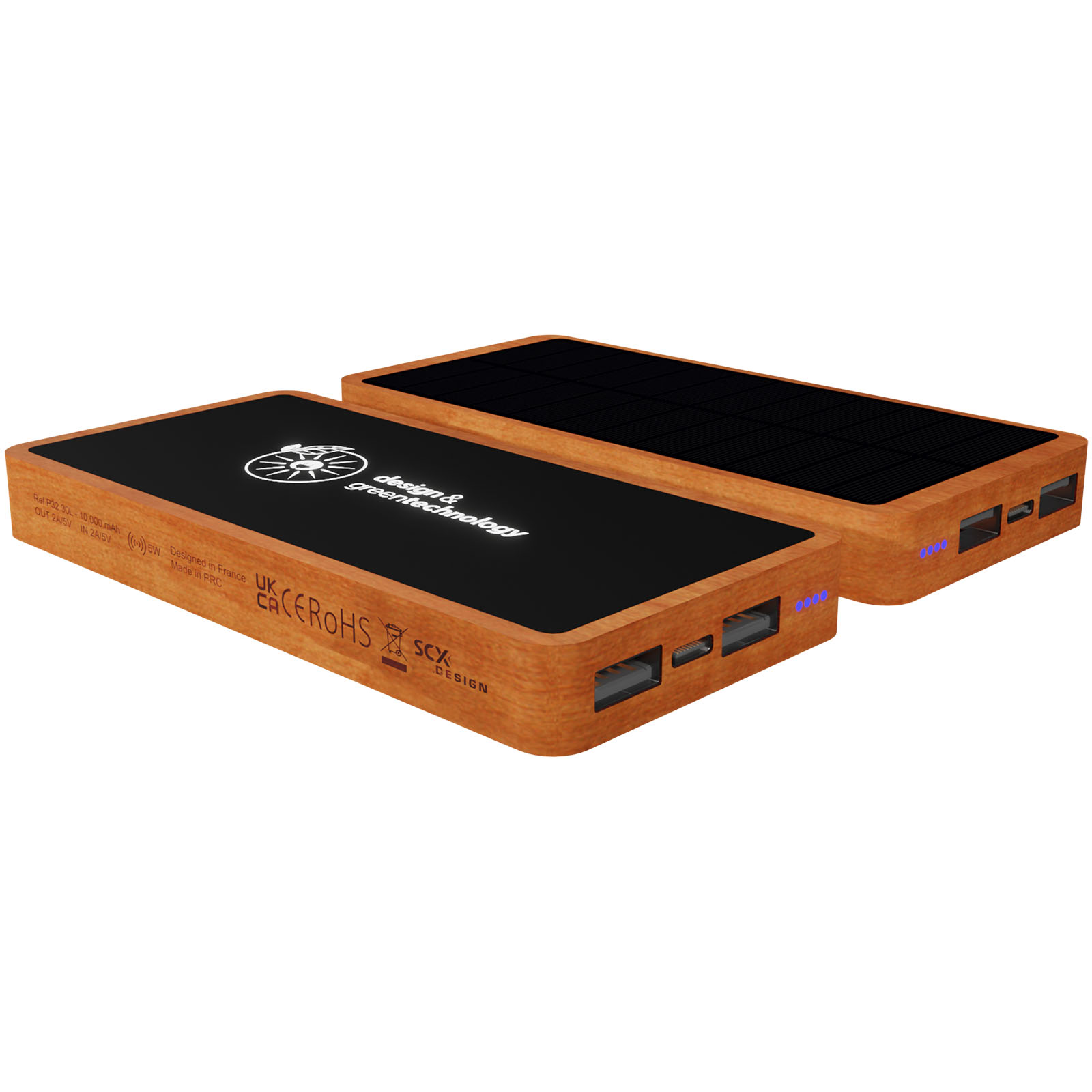 Power bank solare da 10.000 mAh SCX.design P32