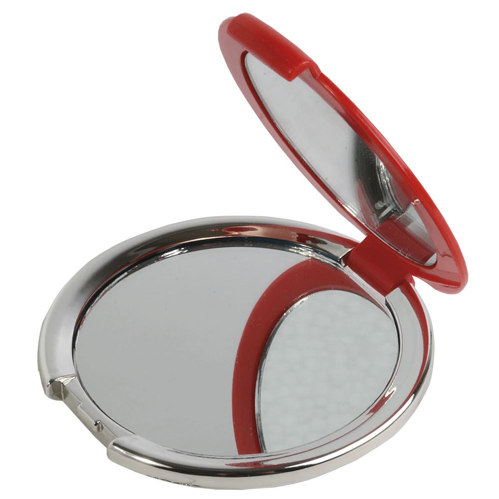 Specchietto da borsetta in ABS a doppio ingrandimento