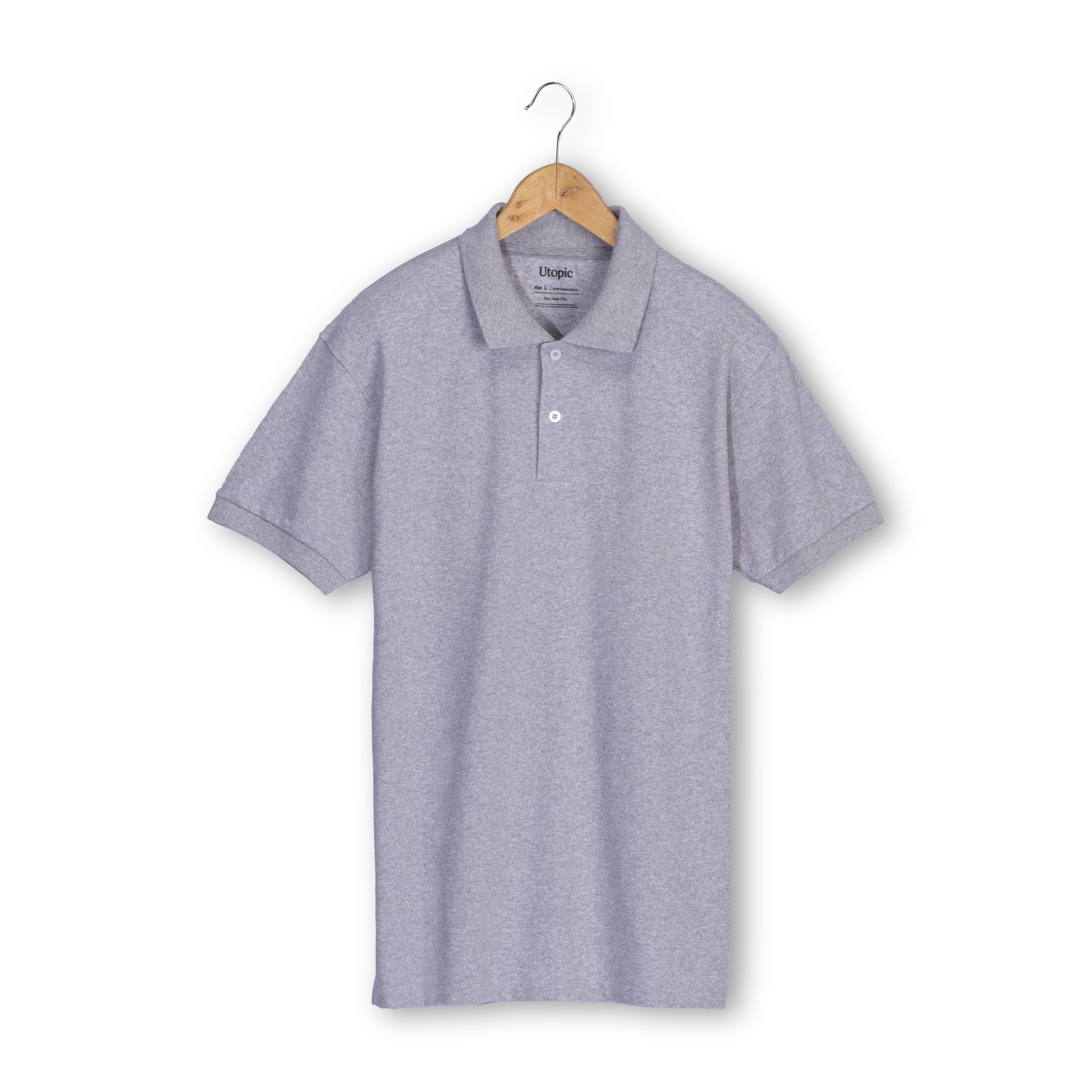 Polo 100% tessuto rigenerato