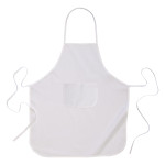 Grembiule lungo da cucina con tasca frontale in poliestere r...