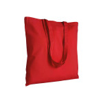 Borsa shopper in cotone riciclato 120 g/m2, manici lunghi