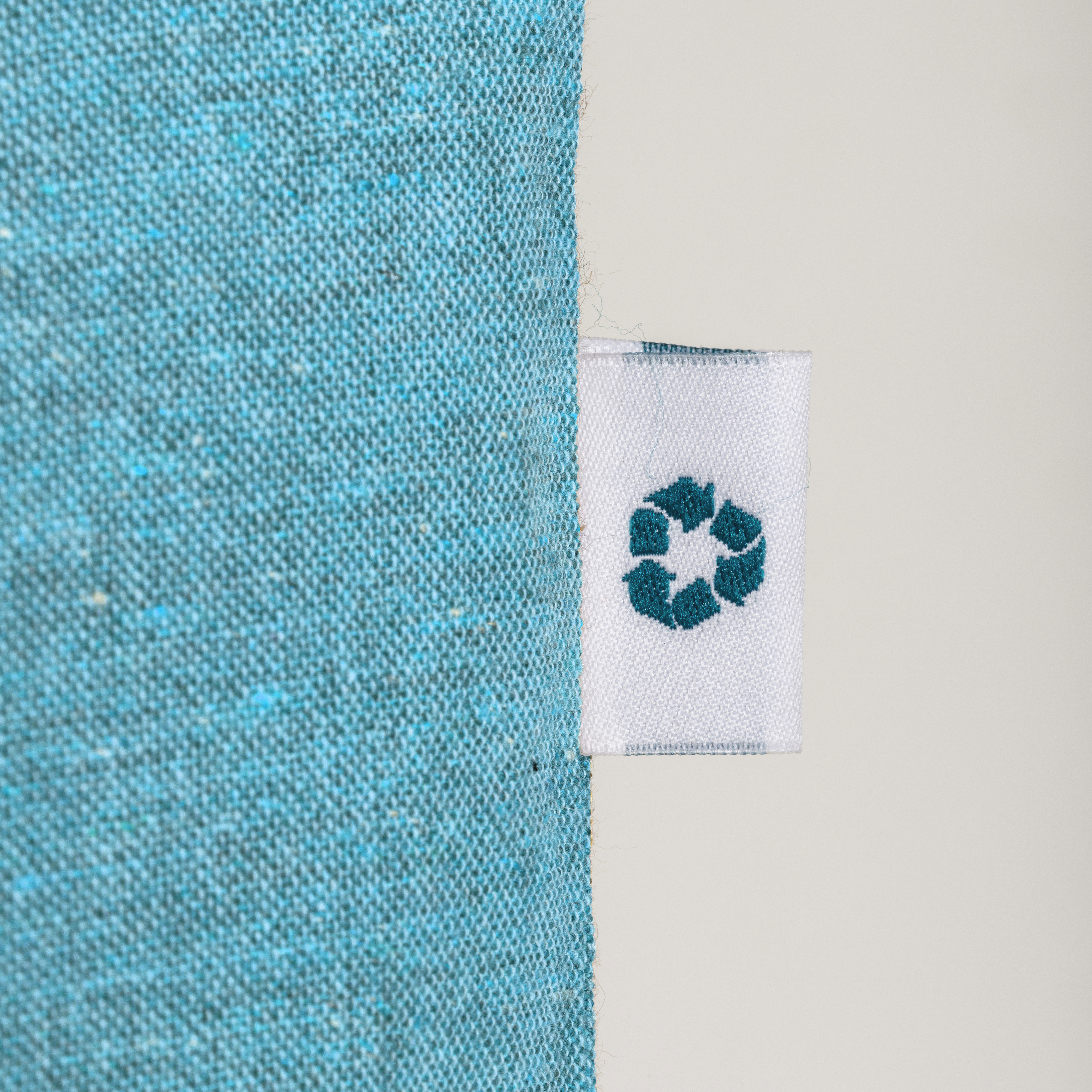 Shopper in cotone riciclato 190 g/m2, manici lunghi