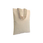 Shopper mini in cotone naturale 135 g/m2, manici corti color...