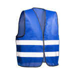 Gilet promozionale in poliestere con nastro riflettente e ch...
