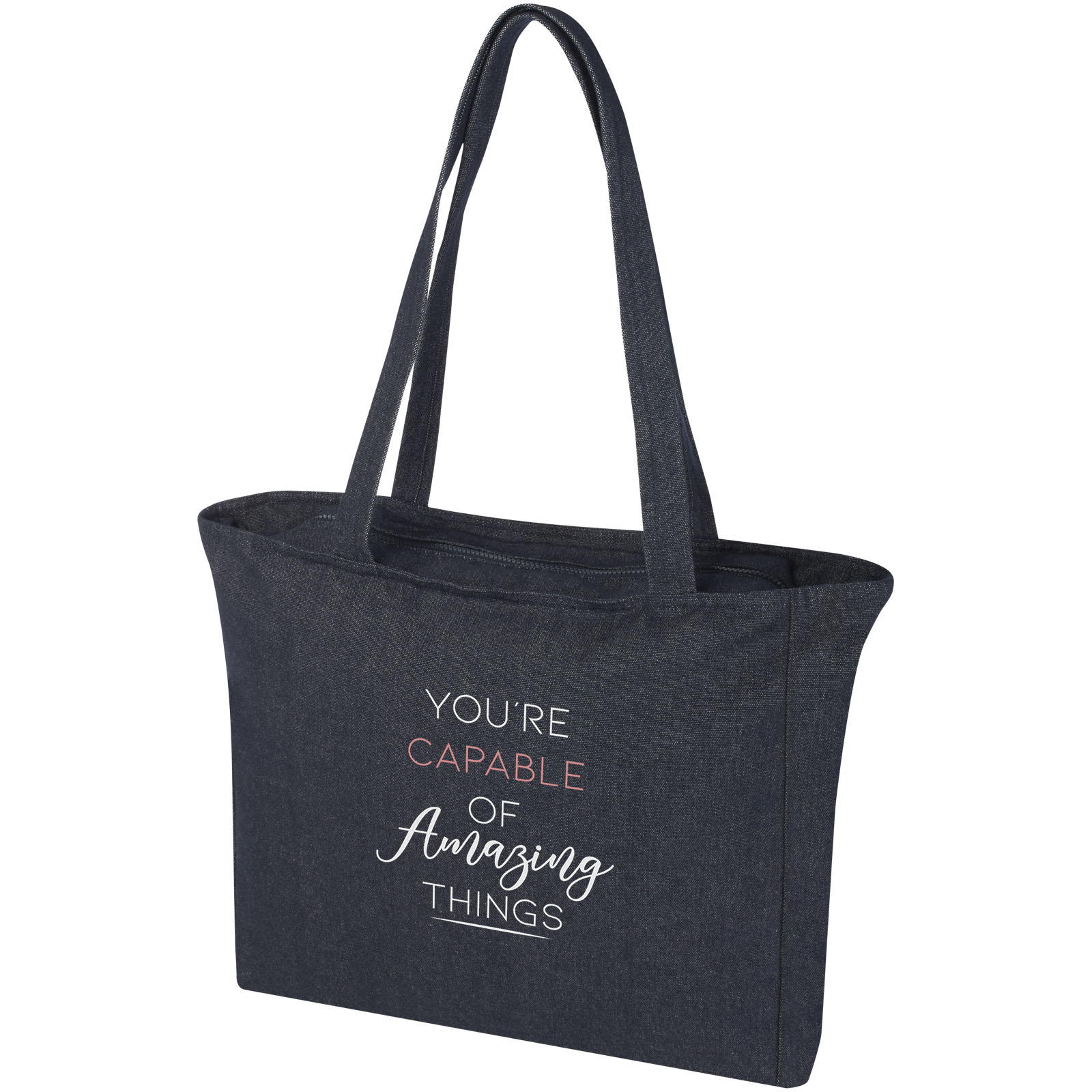 Tote bag in materiale riciclato da 500 g/m² Weekender Aware™