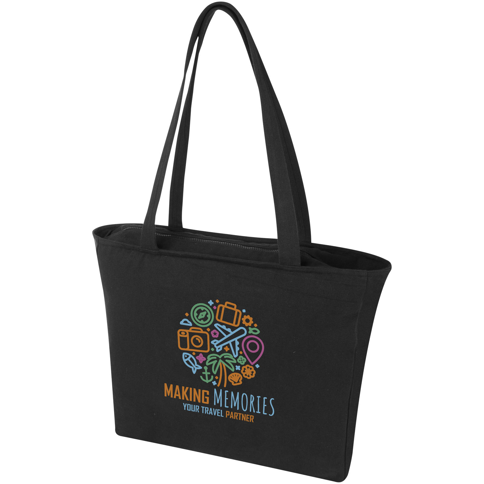 Tote bag in materiale riciclato da 500 g/m² Weekender Aware™